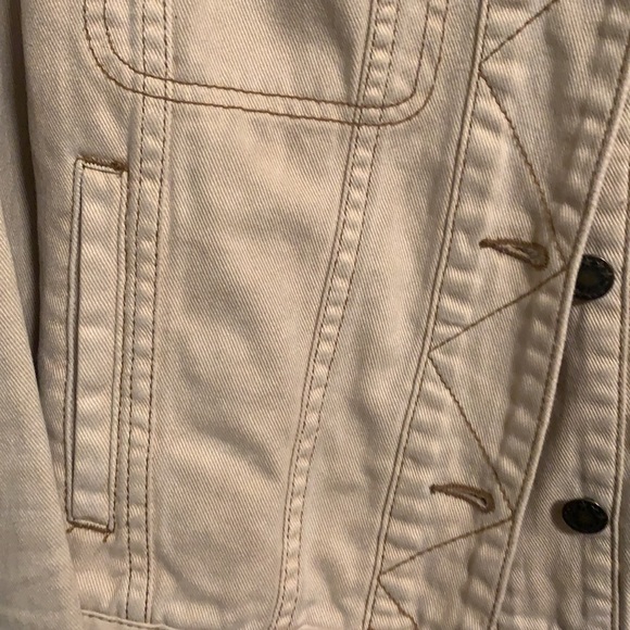 Awesome free people tan jean jacket - Picture 4 of 6